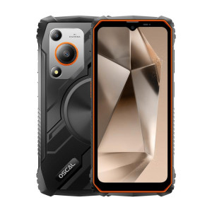  Blackview Oscal Marine 1, 4 Go + 128 Go, écran 6,56 pouces, Android 15, processeur Unisoc UMS9230E T615 Octa Core, réseau : 4G, OTG, NFC (orange) SB101A987-20